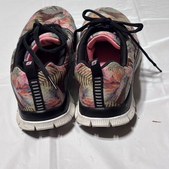 Skechers Women's Flex Appeal Floral Bloom 12061 Casual Comfort Sneaker Size 7.5 - Picture 3 of 11